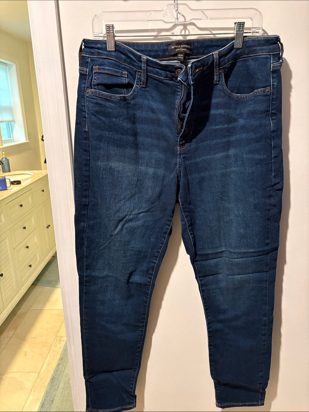 Banana Republic Blue Denim Curvy Skinny Jeans